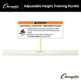 Champion Sports ADJUSTABLE TRAINING HURDLE
