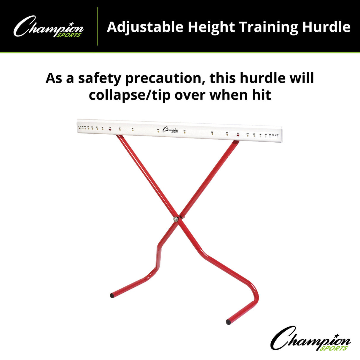 Champion Sports ADJUSTABLE TRAINING HURDLE