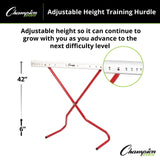 Champion Sports ADJUSTABLE TRAINING HURDLE