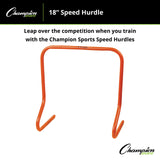 Champion Sports SPEED HURDLE 12" H, SINGLE