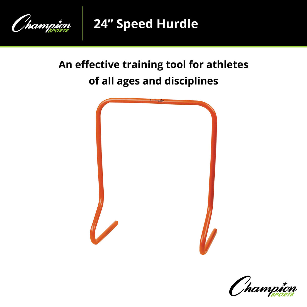 Champion Sports SPEED HURDLE 12" H, SINGLE