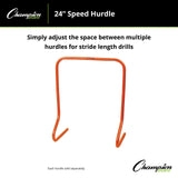 Champion Sports SPEED HURDLE 12" H, SINGLE