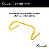 Champion Sports SPEED HURDLE 12" H, SINGLE
