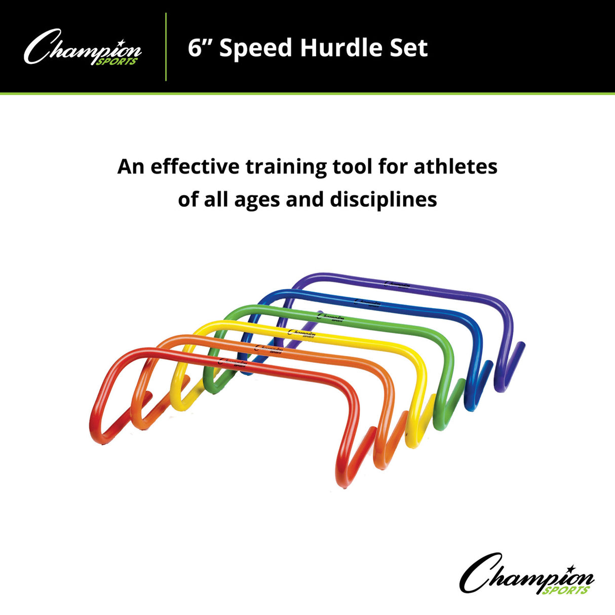 Champion Sports SPEED HURDLE 12" H, SINGLE
