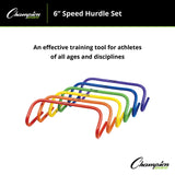 Champion Sports SPEED HURDLE 12" H, SINGLE