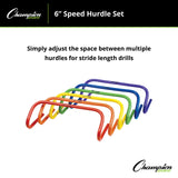Champion Sports SPEED HURDLE 12" H, SINGLE