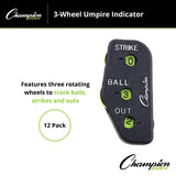 Champion Sports 3-WHEEL UMPIRE INDICATOR