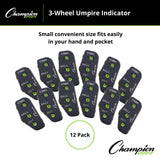 Champion Sports 3-WHEEL UMPIRE INDICATOR