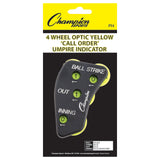 Champion Sports 4-WHEEL CALL ORDER UMPIRE INDICATOR
