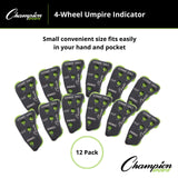 Champion Sports 4-WHEEL UMPIRE INDICATOR