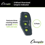 Champion Sports OVERSIZED UMPIRE INDICATOR