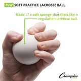 SPONGE LACROSSE BALLS WHITE