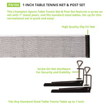 Champion Sports TABLE TENNIS NET AND POST 0.5" H