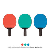 Champion Sports RUBBER FACE PLASTIC TABLE TENNIS PADDLE