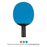 Champion Sports RUBBER FACE PLASTIC TABLE TENNIS PADDLE