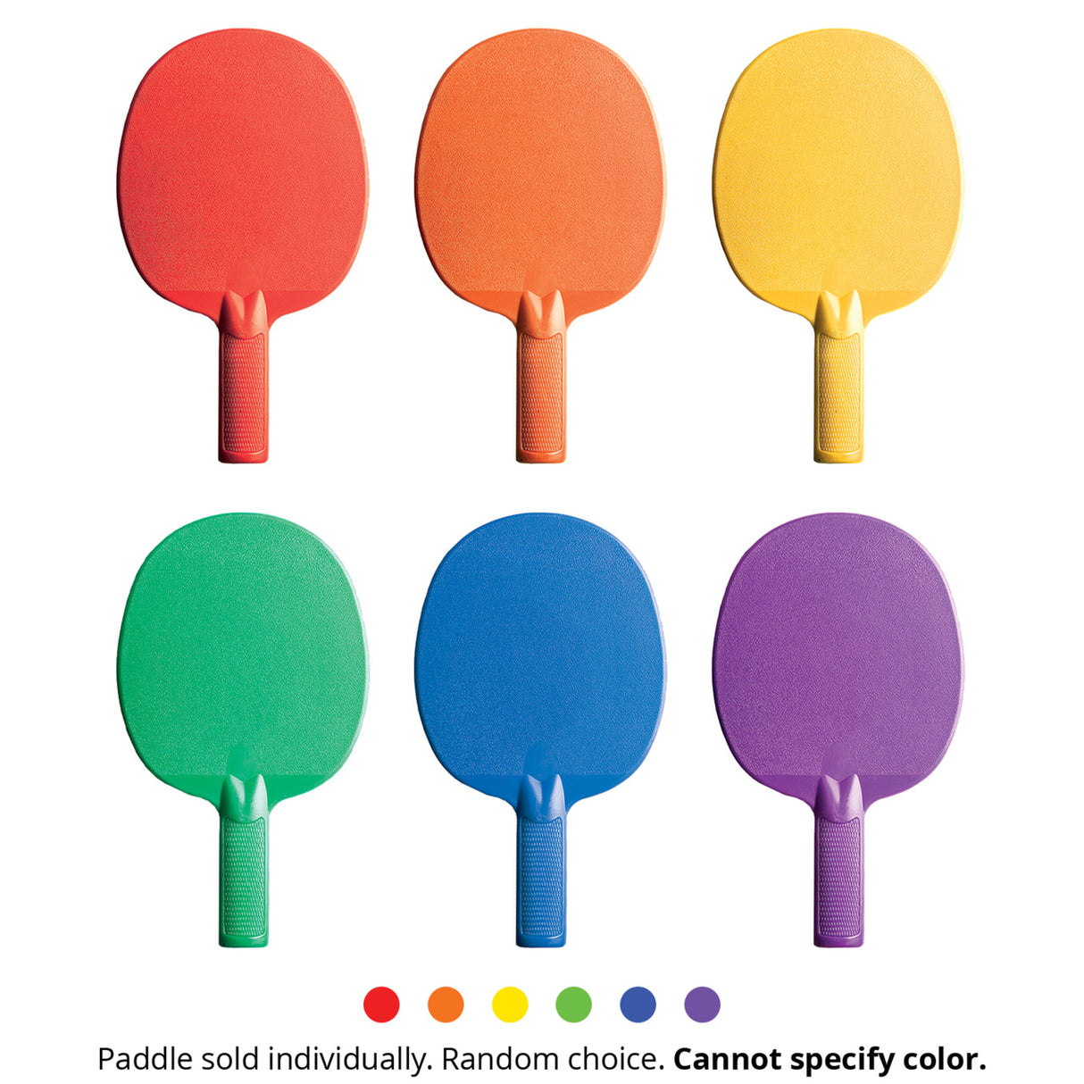 PLASTIC TABLE TENNIS PADDLE