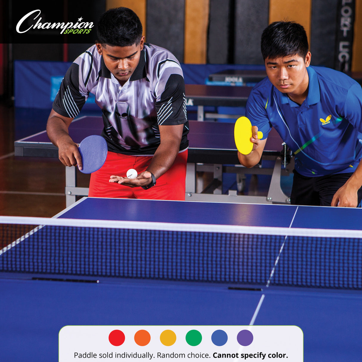 Champion Sports PLASTIC TABLE TENNIS PADDLE