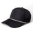 Kati PNL50R Performance Laser Cut 5-Panel Cap with Rope in Black/Gray