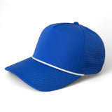 Kati PNL50R Performance Laser Cut 5-Panel Cap with Rope in Cobalt Blue/White