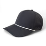 Kati PNL50R Performance Laser Cut 5-Panel Cap with Rope in Graphite/White