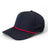 Kati PNL50R Performance Laser Cut 5-Panel Cap with Rope in Navy/Red