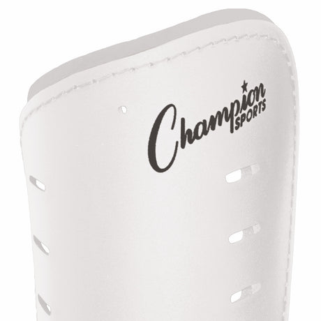 Champion Sports MOLDED SHIN GUARDS 7" WHITE
