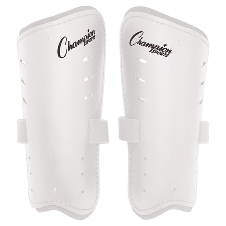 Champion Sports MOLDED SHIN GUARDS 7" WHITE