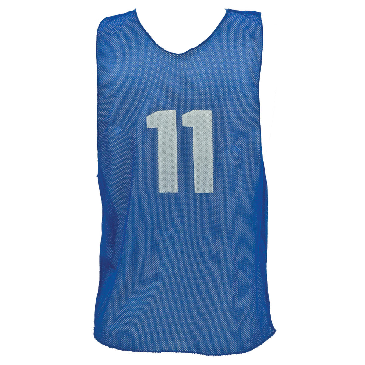 NUMBERED PRACTICE VEST, YOUTH BLUE
