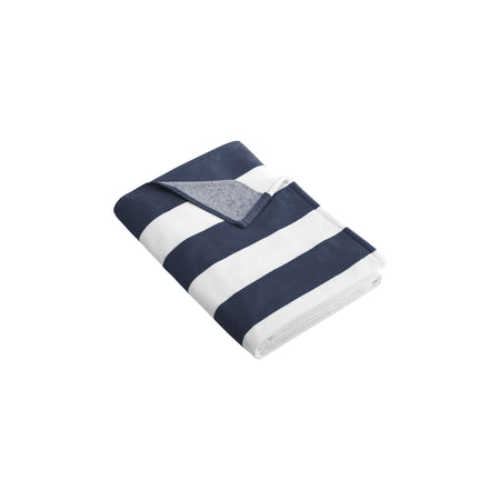 Port Authority ® Cabana Stripe Beach Towel. PT43 - Port Authority PT43 Accessories Port Authority Navy OSFA