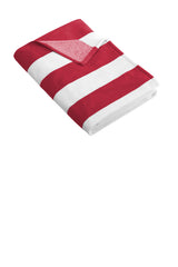 Port Authority PT43 Cabana Stripe Beach Towel