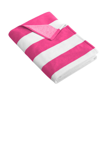 Port Authority ® Cabana Stripe Beach Towel. PT43 - Port Authority PT43 Accessories Port Authority