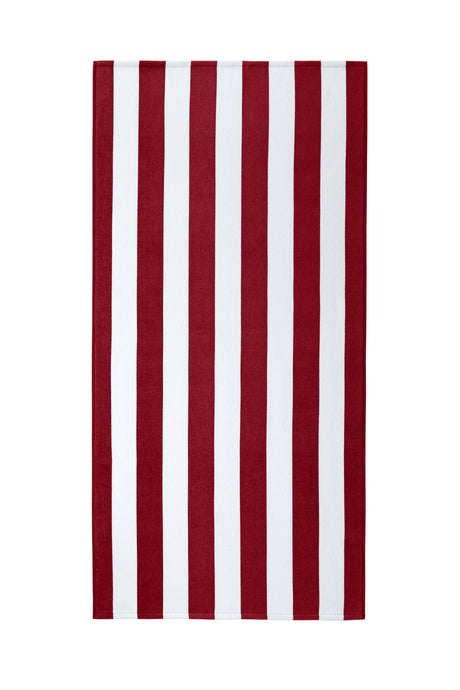 Port Authority PT45 Value Cabana Stripe Beach Towel