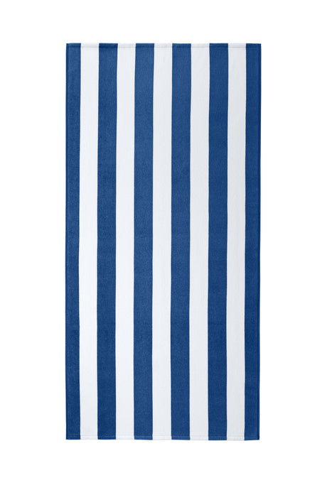 Port Authority PT45 Value Cabana Stripe Beach Towel