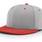 PTS20 | PULSE R-FLEX - Grey/Red - CMB Caps Richardson Grey/Red - CMB XS-SM