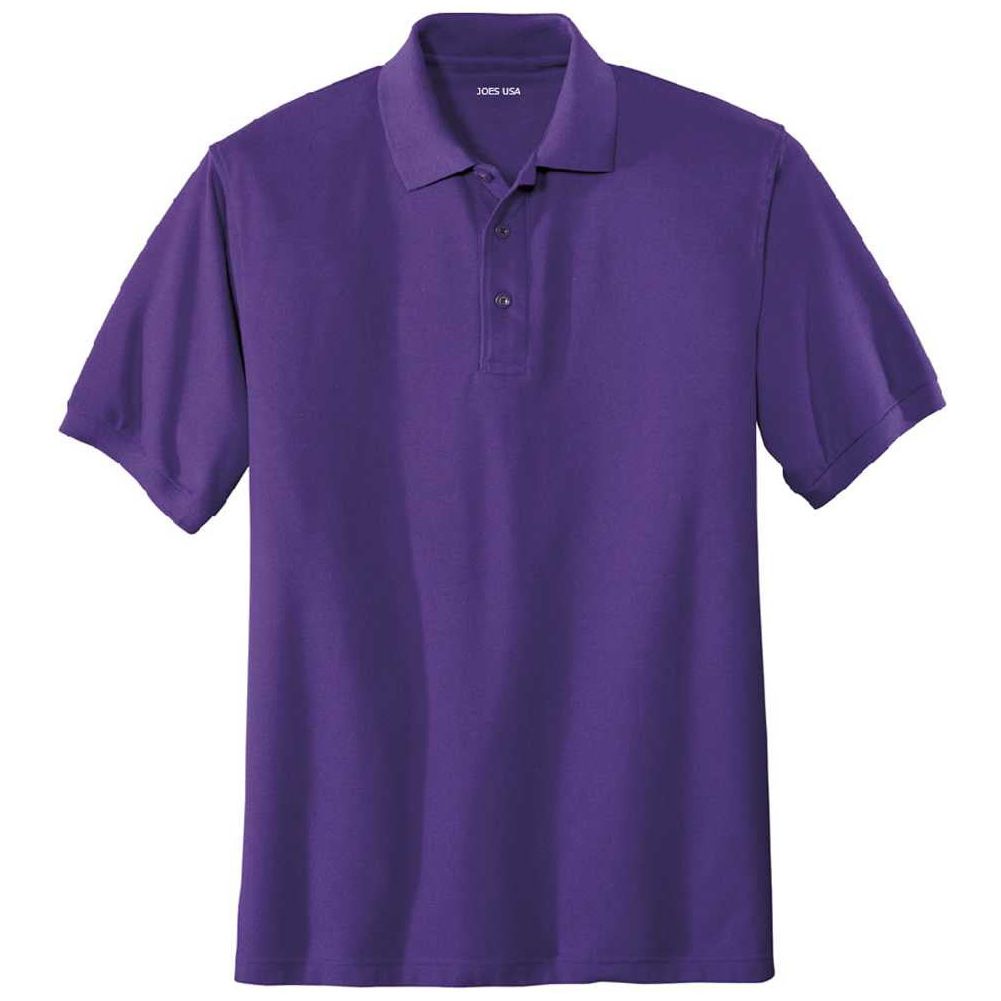 Mens Classic Silk Touch Polo Shirts in 36 Colors and Sizes: XS-6XL Joe's USA Polos and Knits