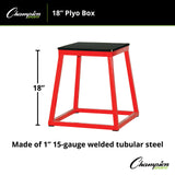 Champion Sports PLYO BOX 12" H
