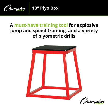Champion Sports PXB12 Plyo Box 12" H