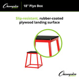 Champion Sports PLYO BOX 12" H