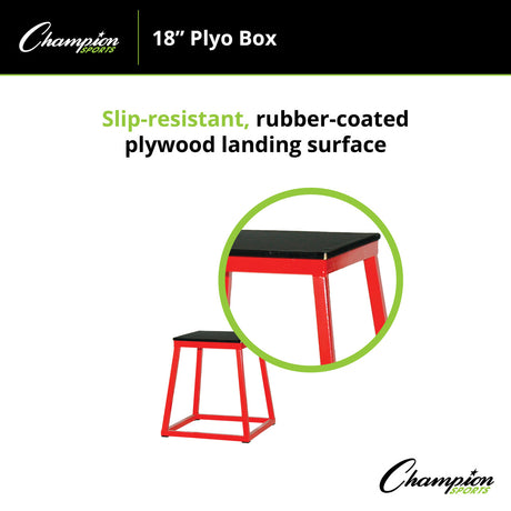 Champion Sports PXB12 Plyo Box 12" H