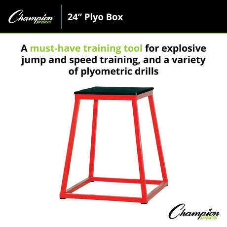 Champion Sports PXB12 Plyo Box 12" H