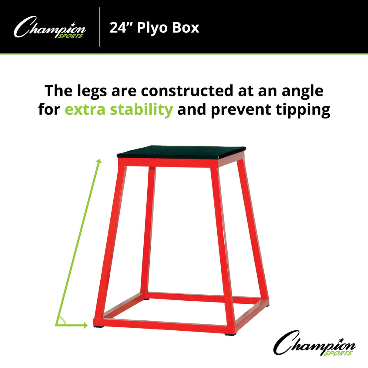 Champion Sports PLYO BOX 12" H