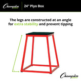 Champion Sports PLYO BOX 12" H