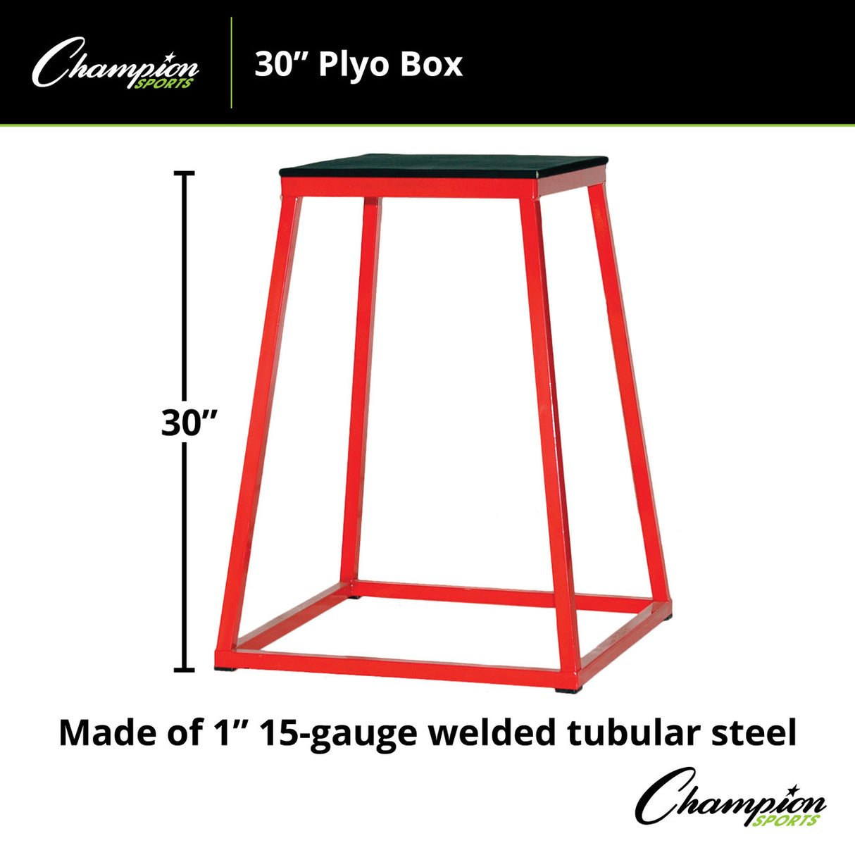 Champion Sports PLYO BOX 12" H