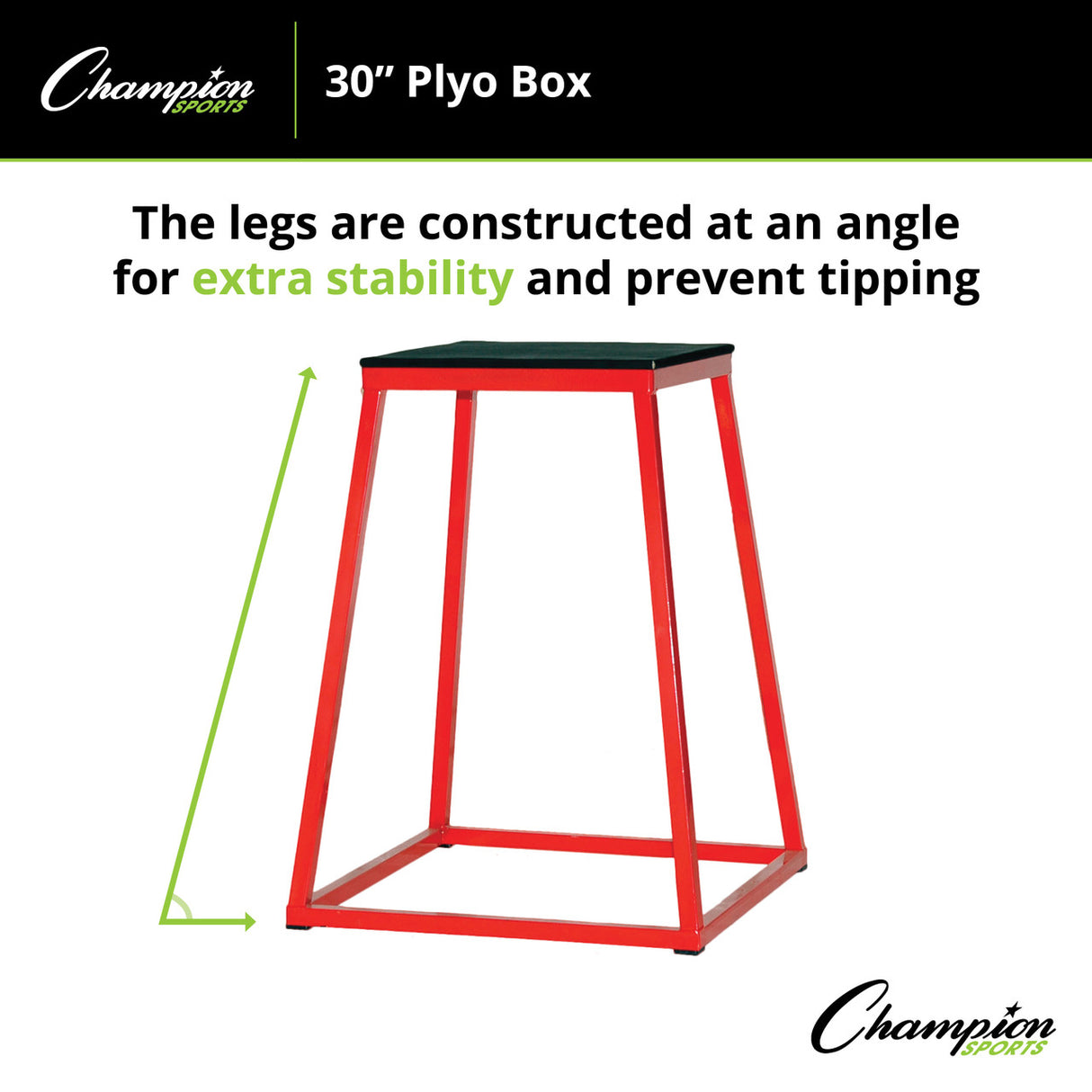 Champion Sports PLYO BOX 12" H