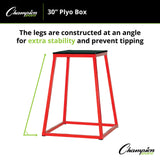 Champion Sports PLYO BOX 12" H