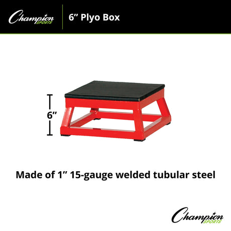 Champion Sports PXB12 Plyo Box 12" H