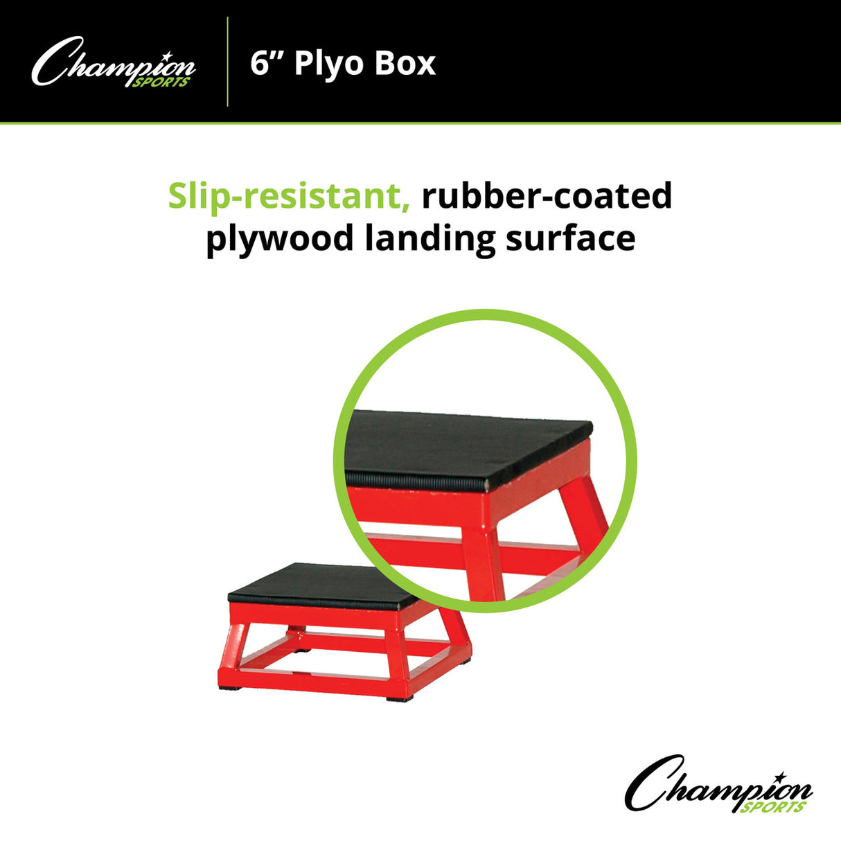 Champion Sports PLYO BOX 12" H