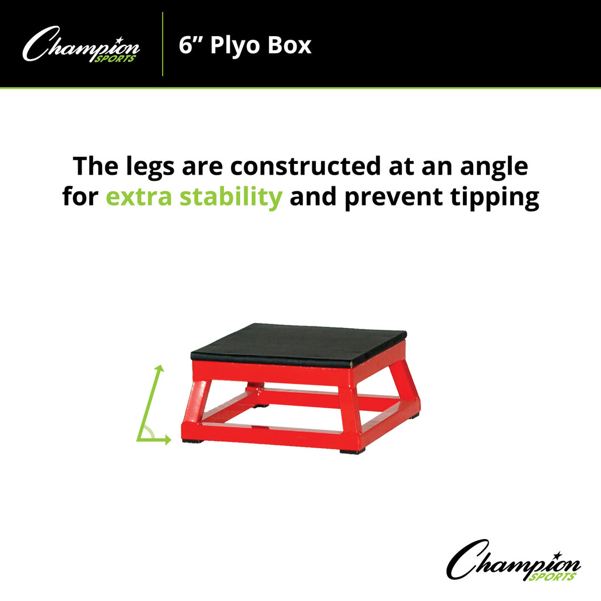 Champion Sports PLYO BOX 12" H