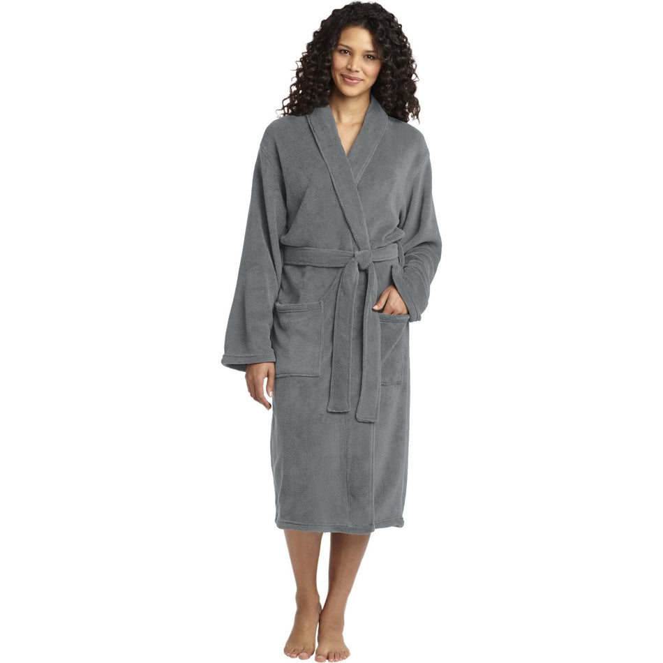 Port Authority ®  Plush Microfleece Shawl Collar Robe. R102 - Port Authority R102