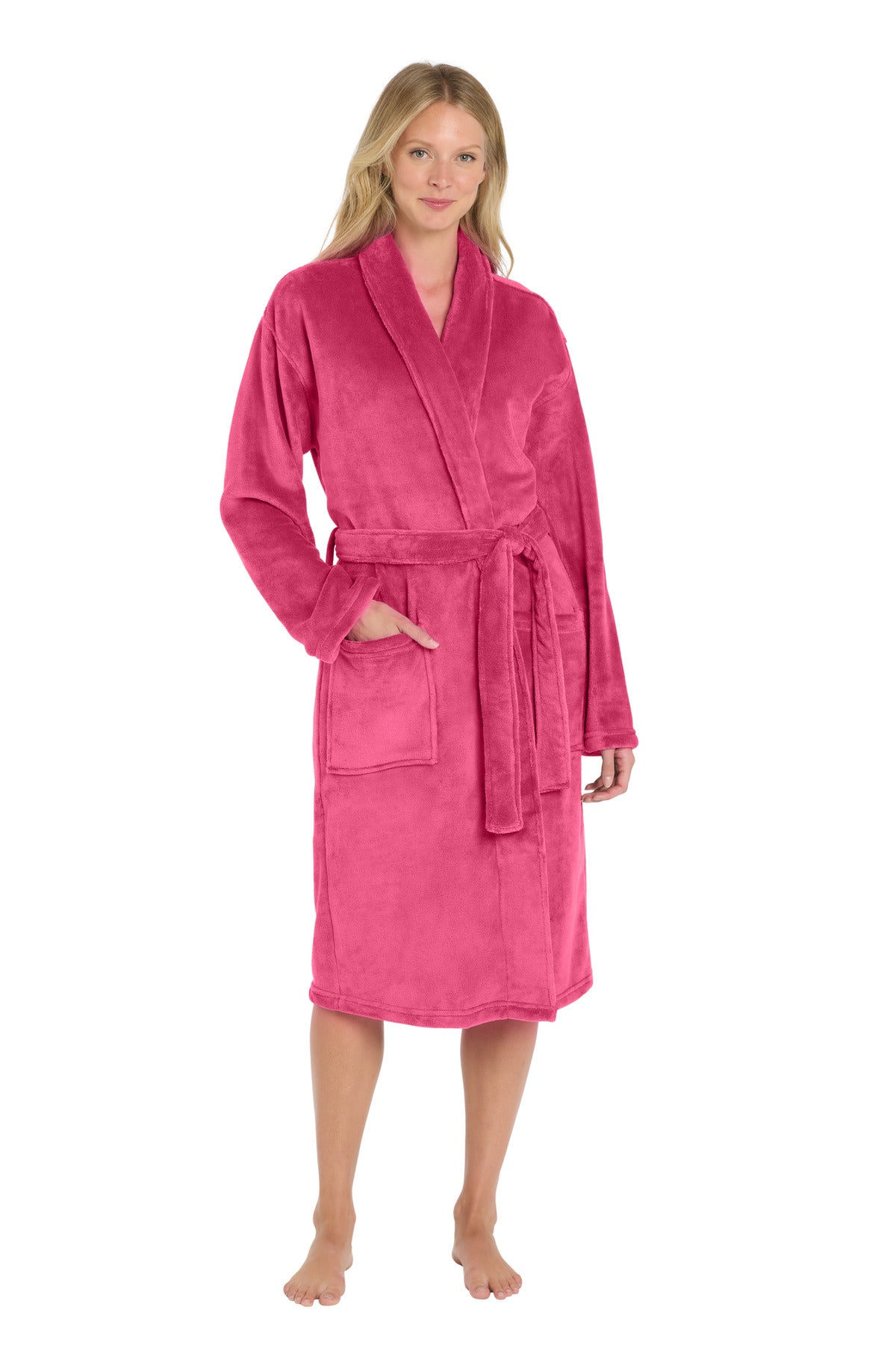 Port Authority R102 Plush Microfleece Shawl Collar Robe